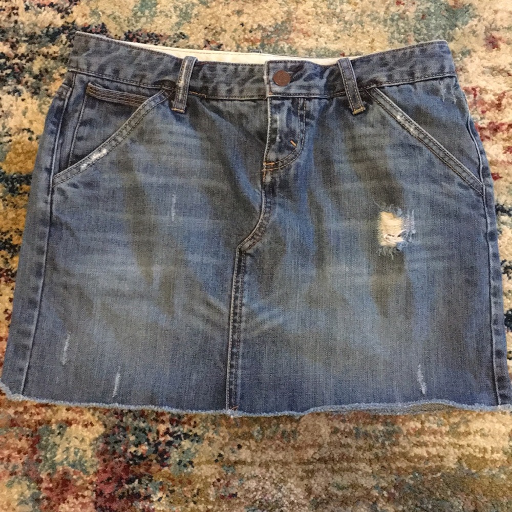 Express Jean Skirt
